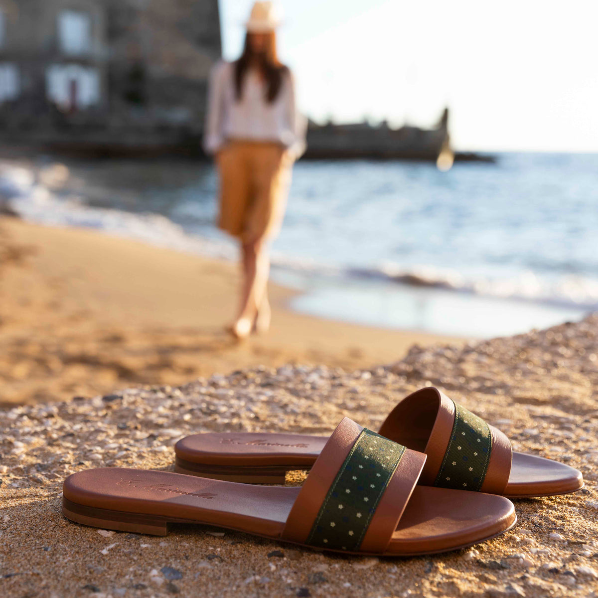 Abito Cerimonia Donna Lungo Con Stampa Pesce - Bretelle E Giarrettiera Rossa - Foto 10