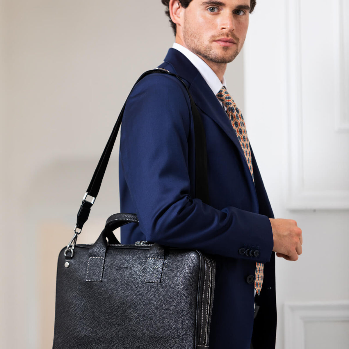 Borsa Pelle Multifunzione - Denver Grainy - Montini Bags - Foto 7