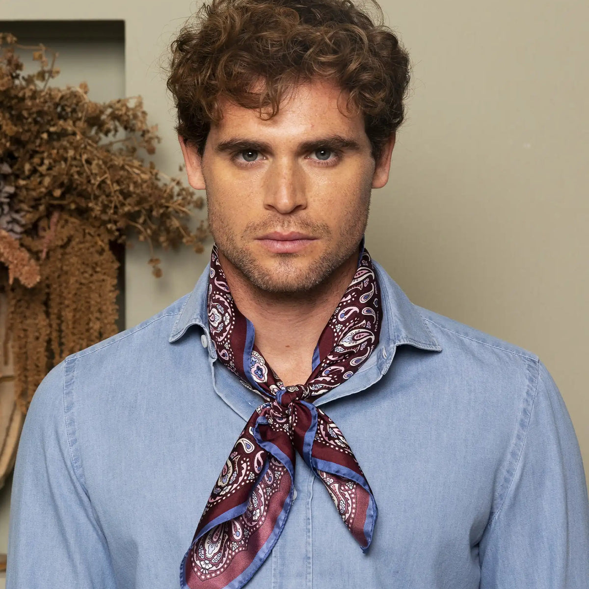 Men's Printed Silk Scarves – New E. Marinella Collection – E.Marinella