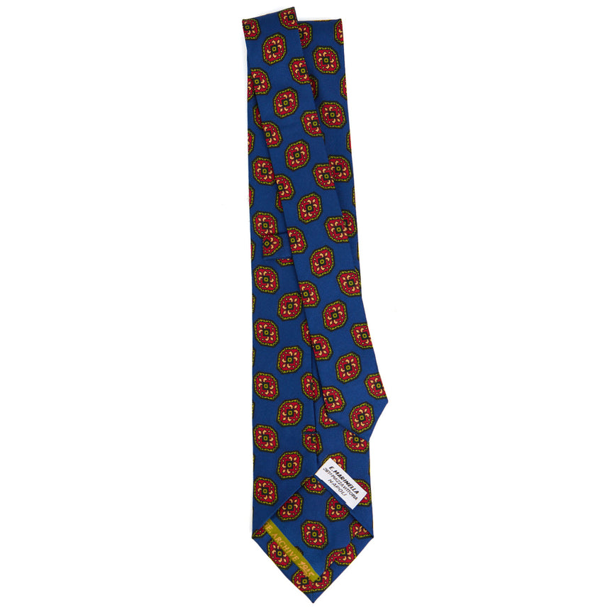 BLUETTE SARTORIAL PRINTED SILK TIE