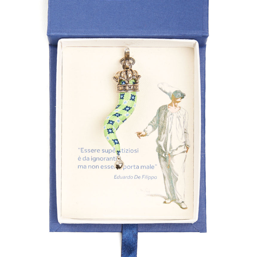 CORNETTO IN SETA VERDE CHIARO