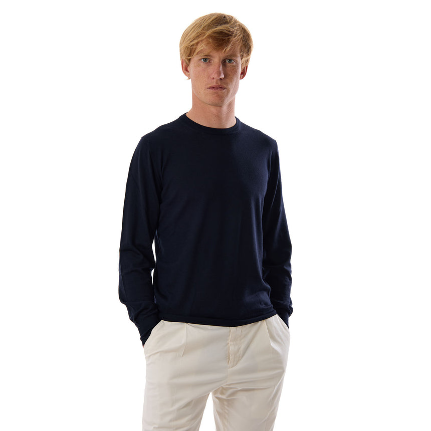 FOUR SEASONS DARK BLUE SWEATER