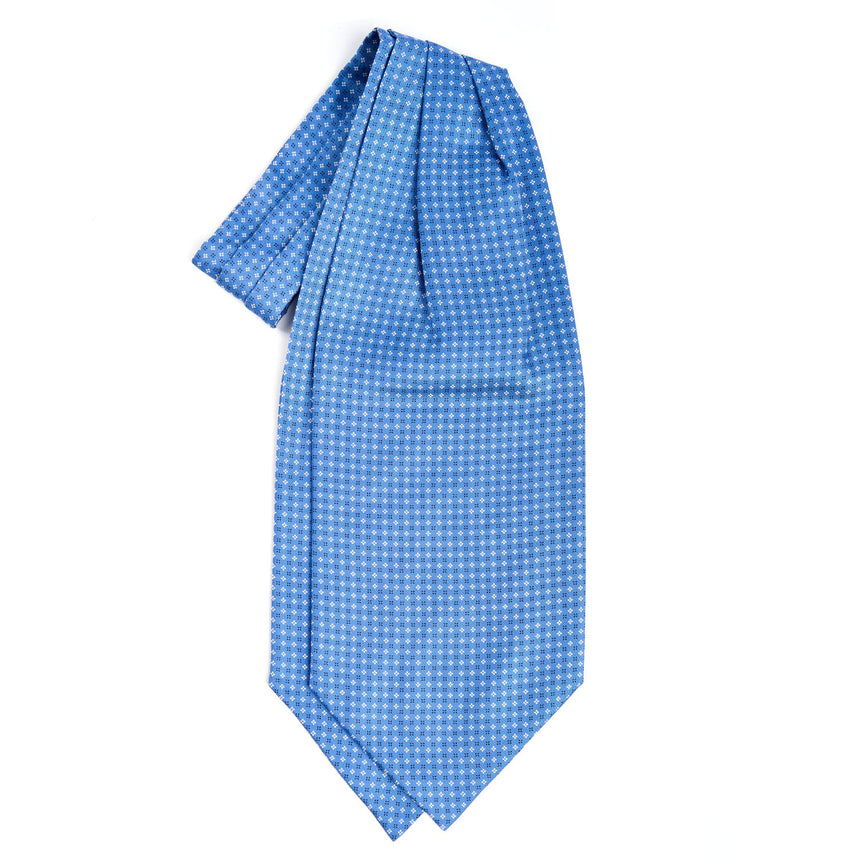 BLUETTE SILK ASCOT TIE