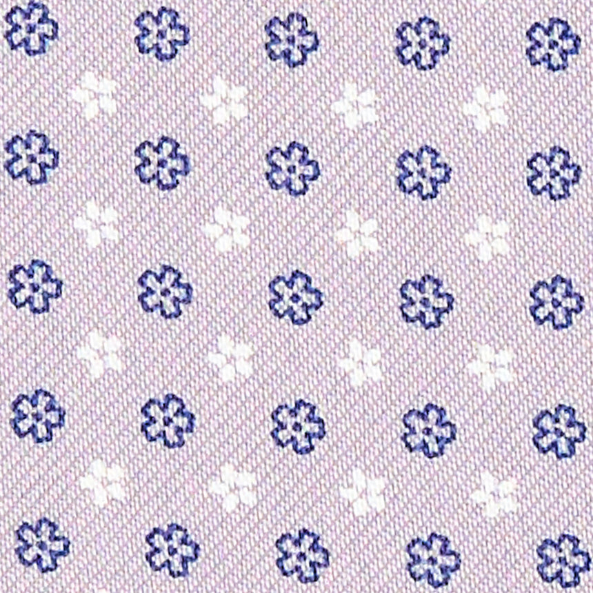 LIGHT GREY SILK ASCOT TIE