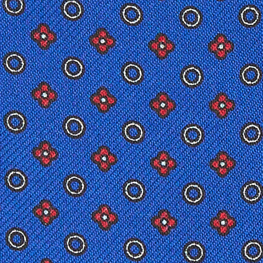 BLUETTE SILK ASCOT TIE