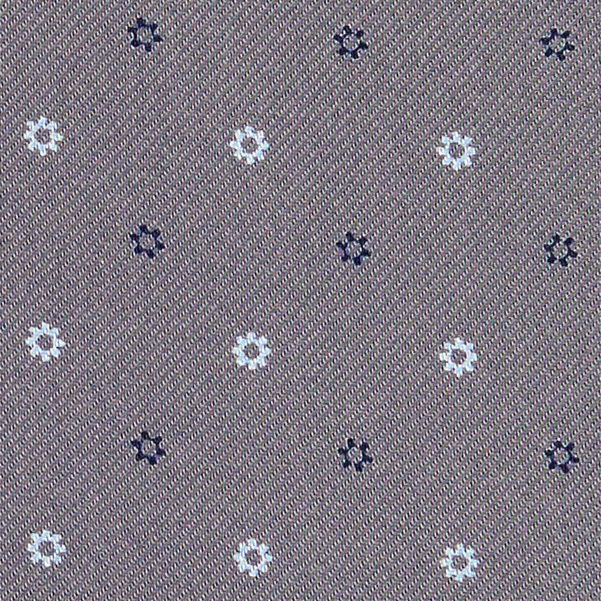 CRAVATTA ASCOT IN SETA GRIGIO SCURO