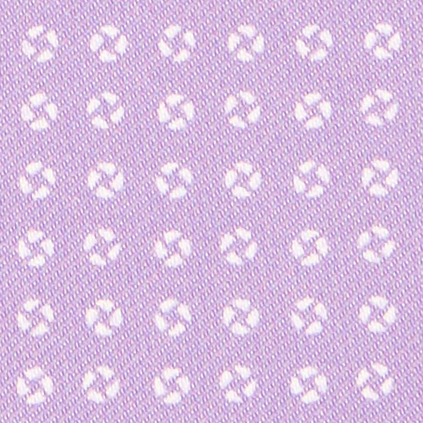 LILAC SILK ASCOT TIE