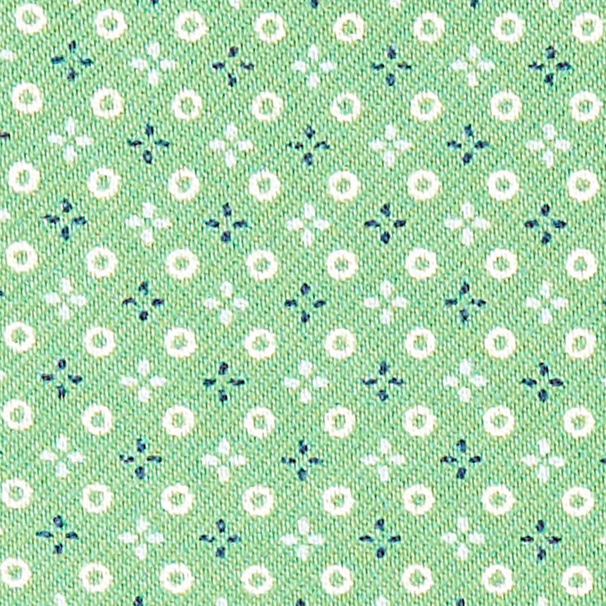 CRAVATTA ASCOT IN SETA VERDE