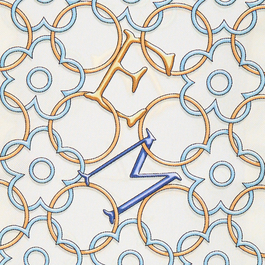 LIGHT BLUE SILK BANDEAU