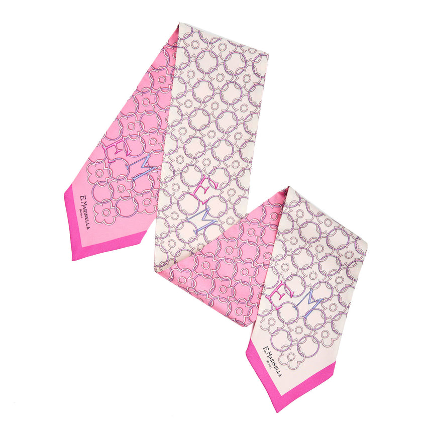 BANDEAUX IN SETA ROSA