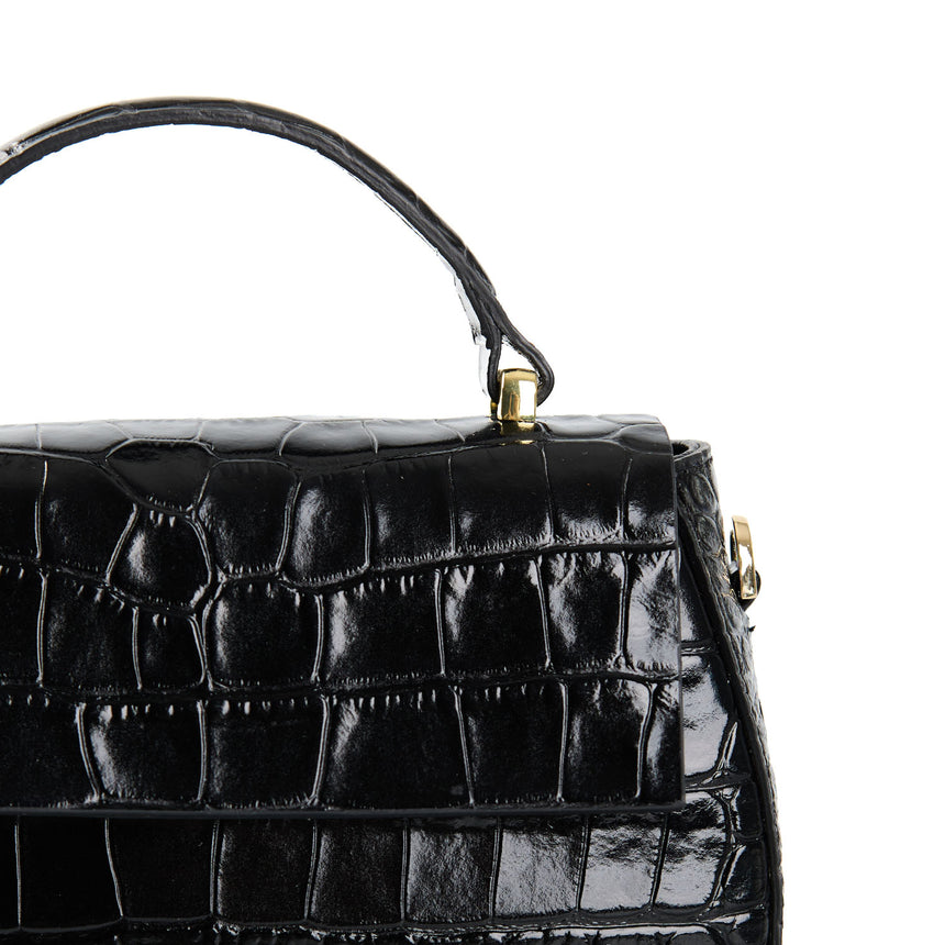 BLACK MINI CLEO BAG