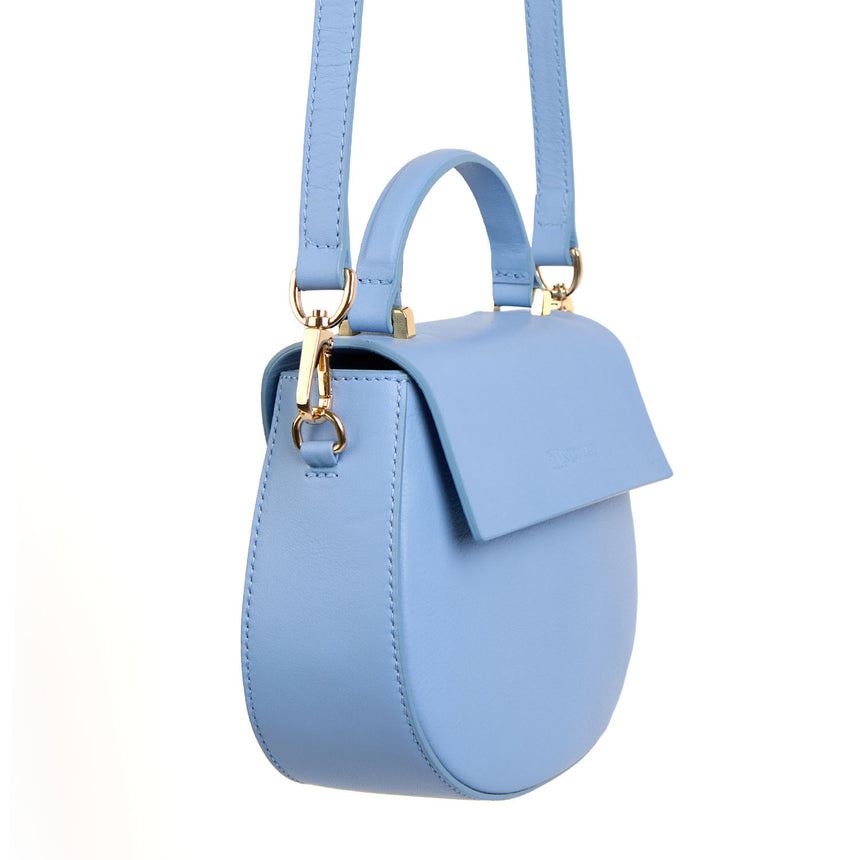 LIGHT BLUE MINI CLEO BAG