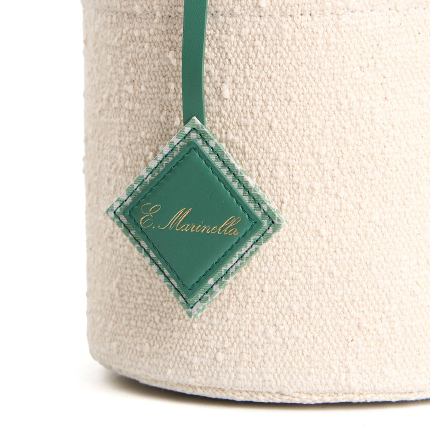 LIGHT GREEN BASKET BAG