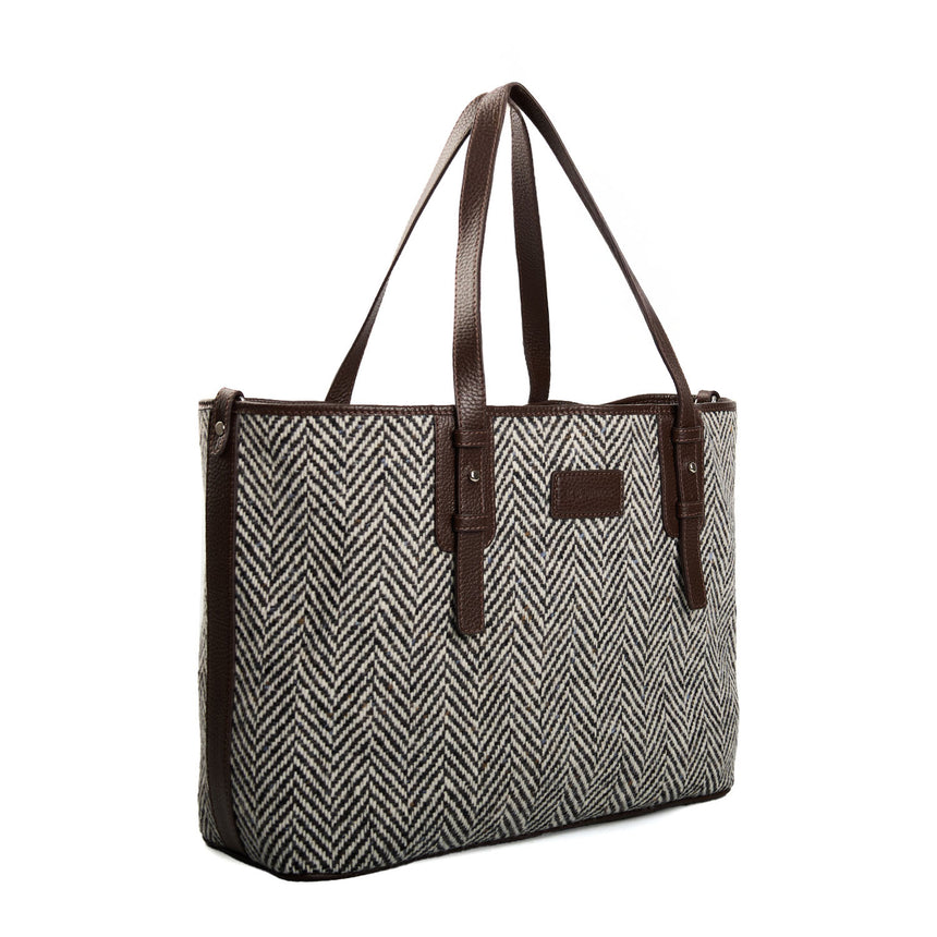 BROWN TOTE BAG