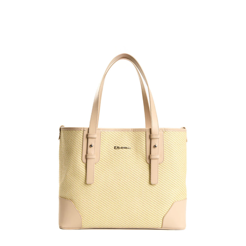 TOTE BAG MIDI BEIGE