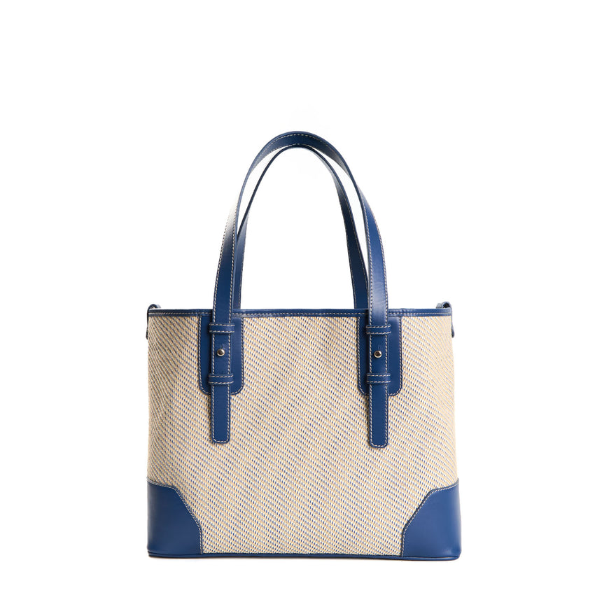 BLUE MIDI TOTE BAG
