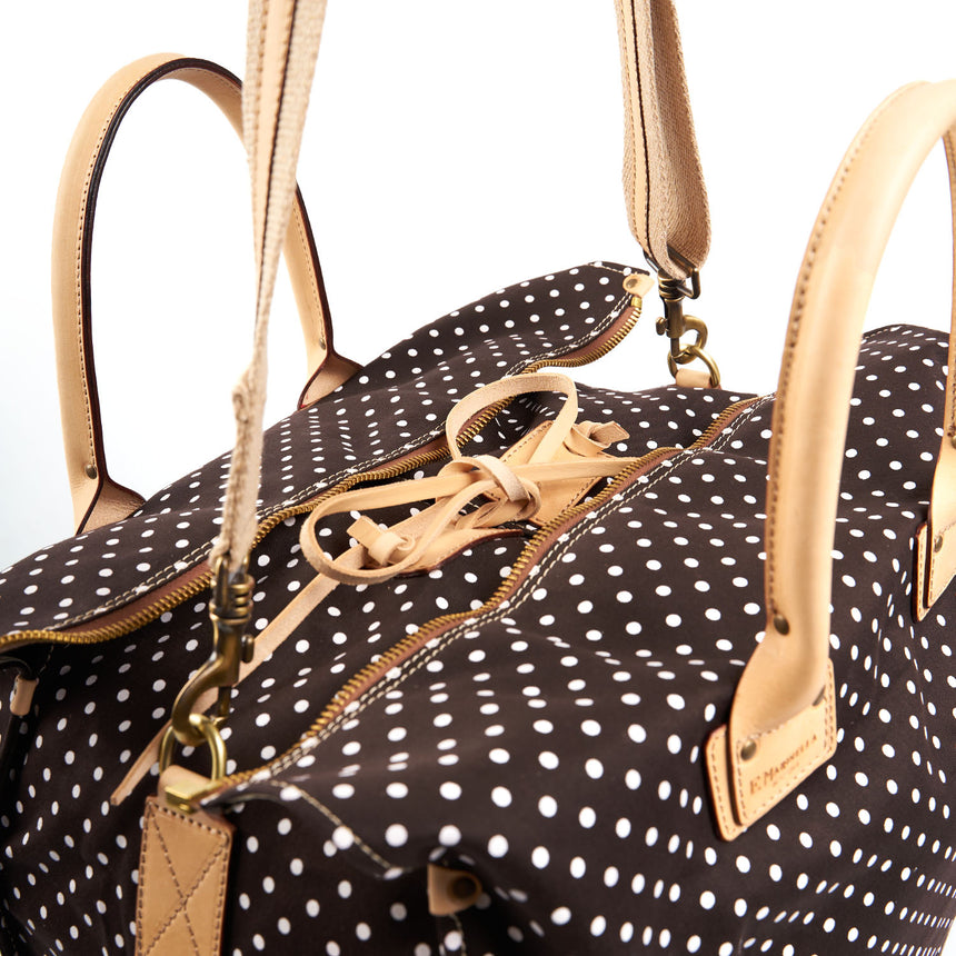 BORSA WEEKEND DESTRUTTURATA MARRONE SCURO