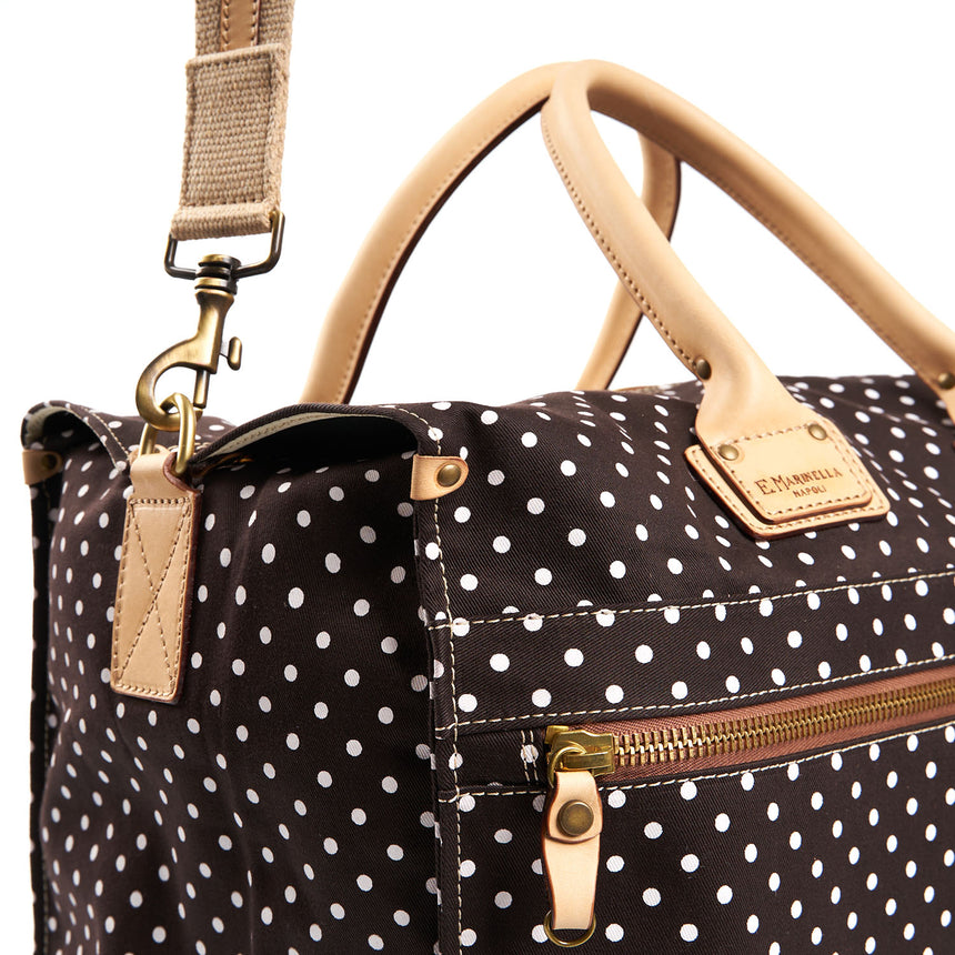 BORSA WEEKEND DESTRUTTURATA MARRONE SCURO