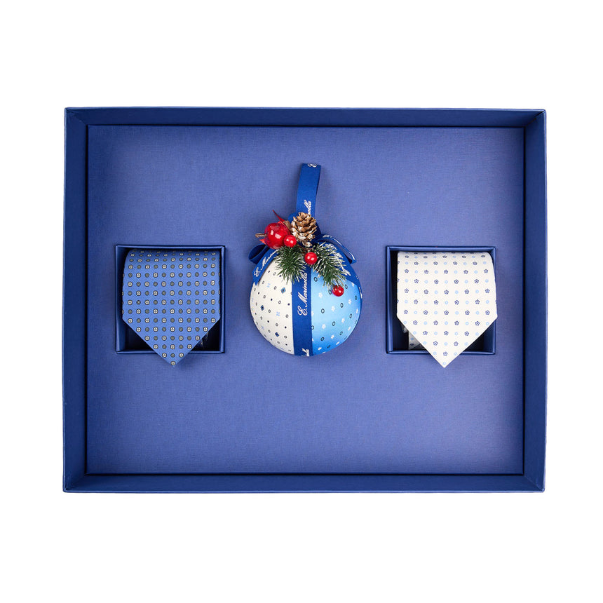 CHRISTMAS BOX WITH 2 CLASSIC TIES