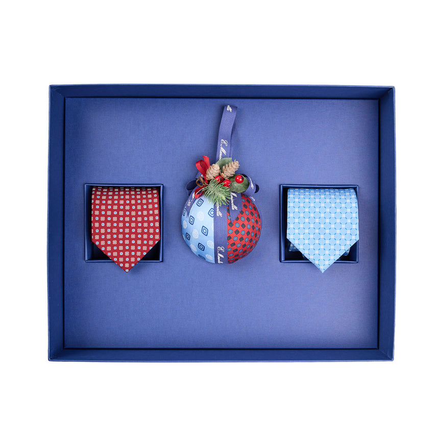 CHRISTMAS BOX WITH 2 CLASSIC TIES