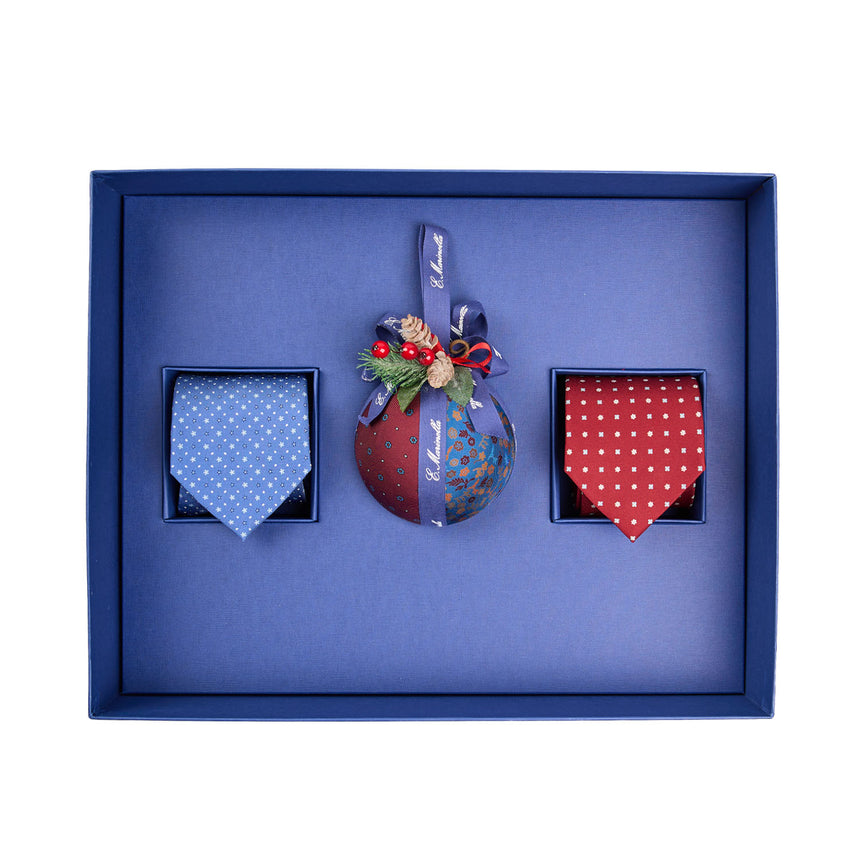 CHRISTMAS BOX WITH 2 CLASSIC TIES