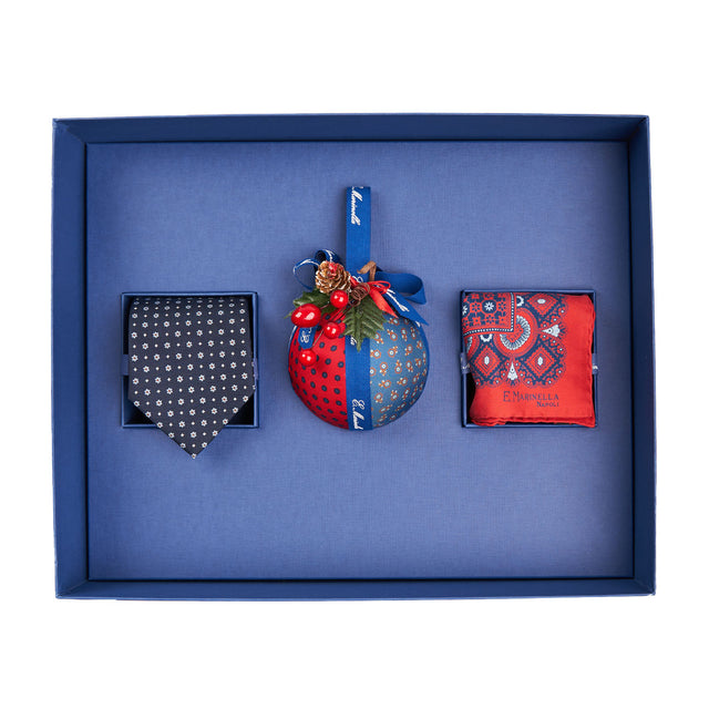 Create Your Sophisticated Ensemble Box - Classic Tie, Pocket Square and Christmas Bauble