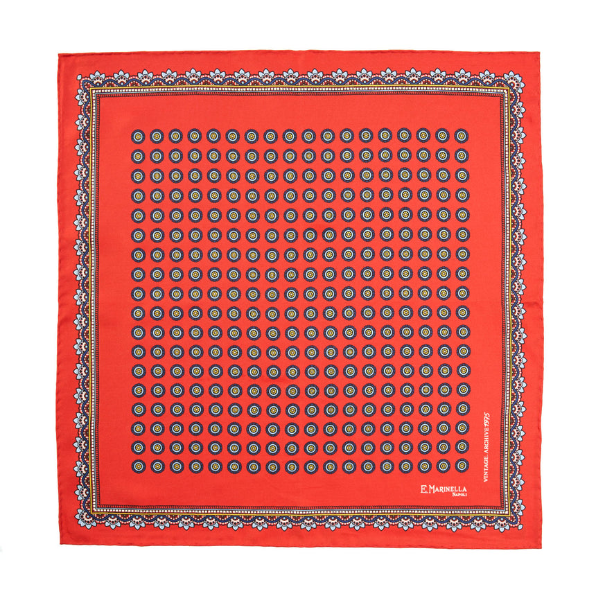 CHRISTMAS BOX WITH RED POCKET SQUARE