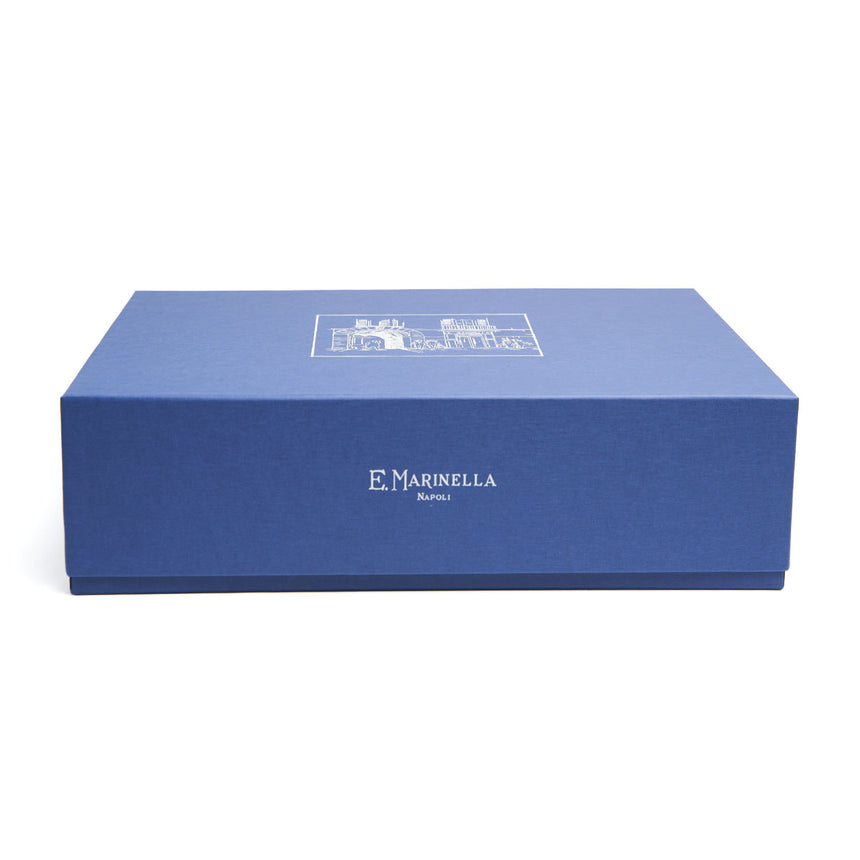 BOX DI NATALE CON SCALDACOLLO MARRONE CHIARO E BEIGE IN CASHMERE