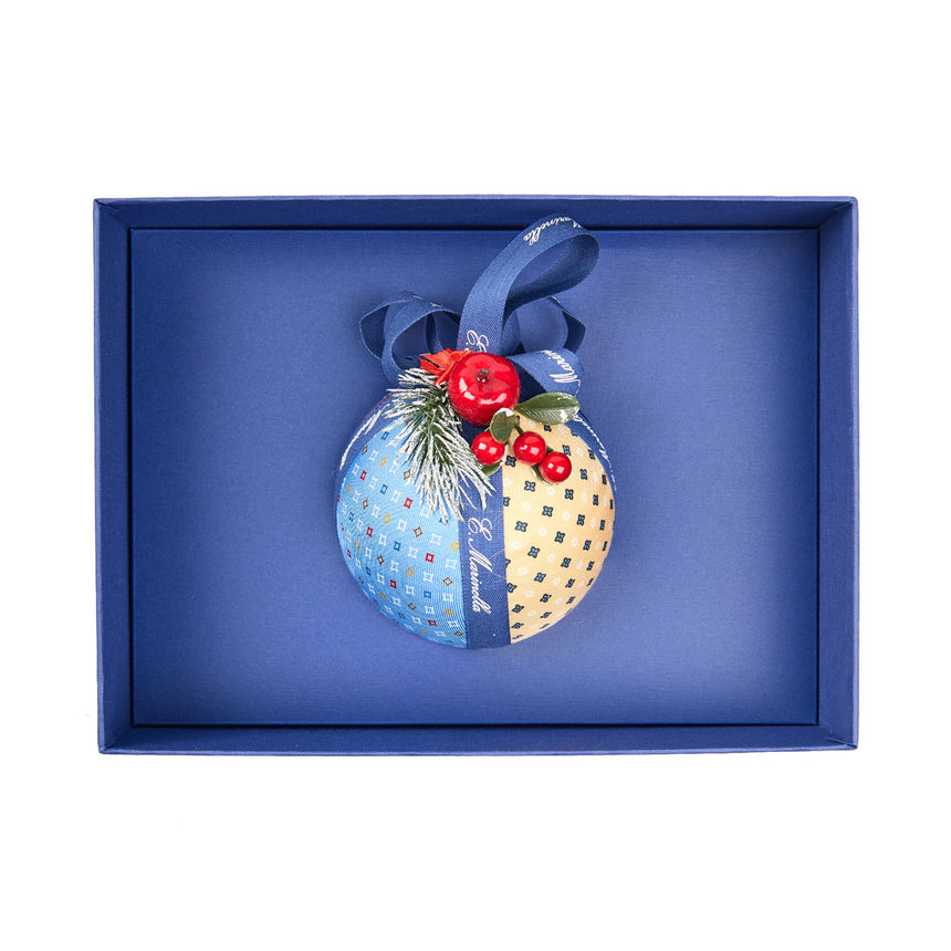 PALLINA DI NATALE AZZURRA