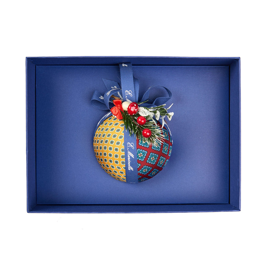 YELLOW FESTIVE ORNAMENT