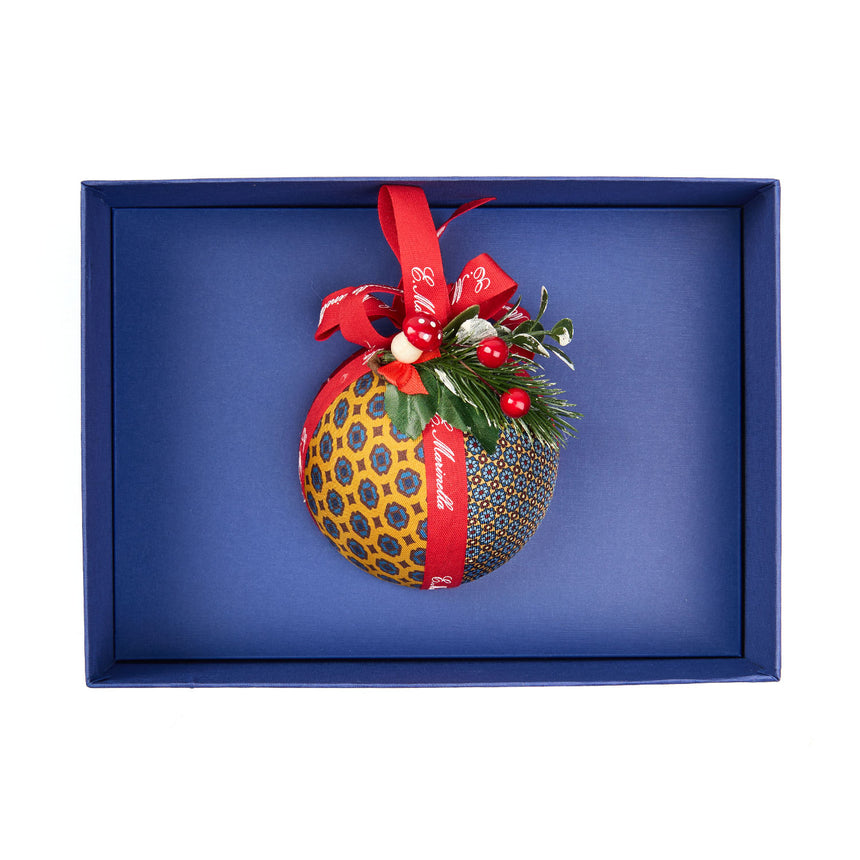 YELLOW FESTIVE ORNAMENT