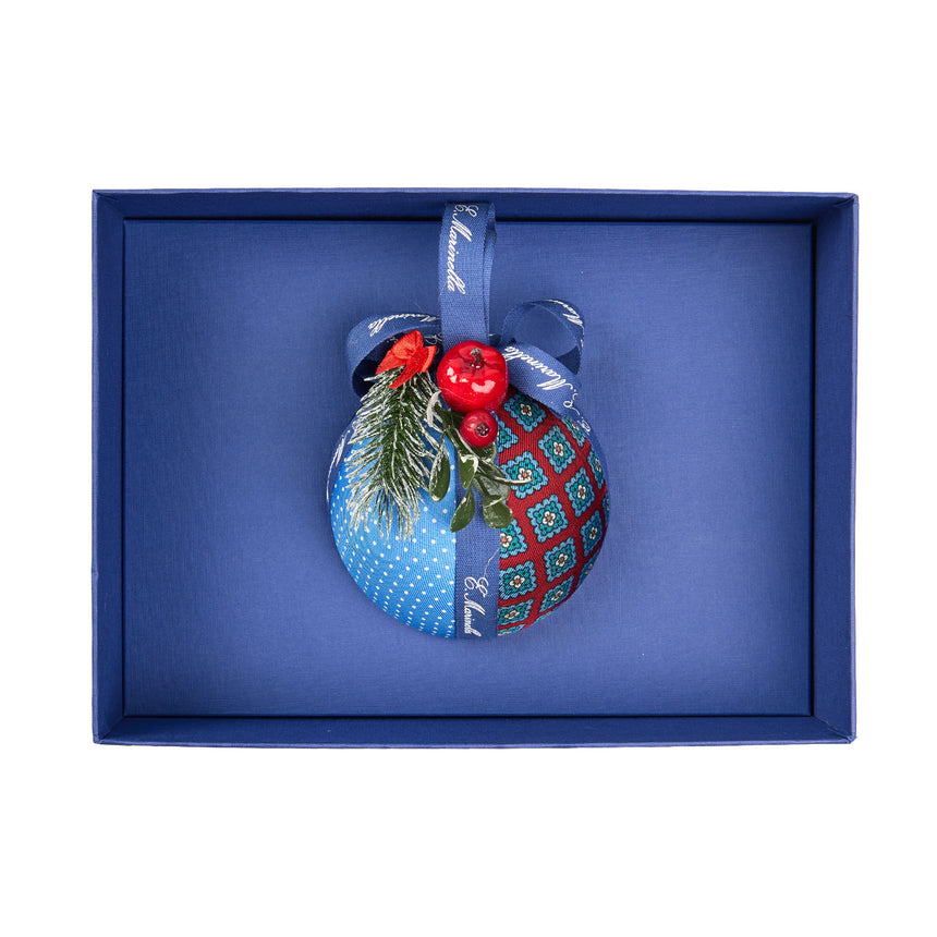 LIGHT BLUE FESTIVE ORNAMENT