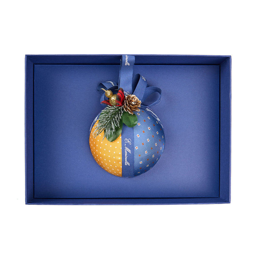 YELLOW FESTIVE ORNAMENT