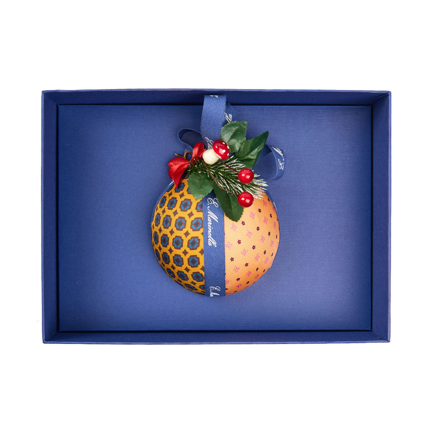 YELLOW FESTIVE ORNAMENT