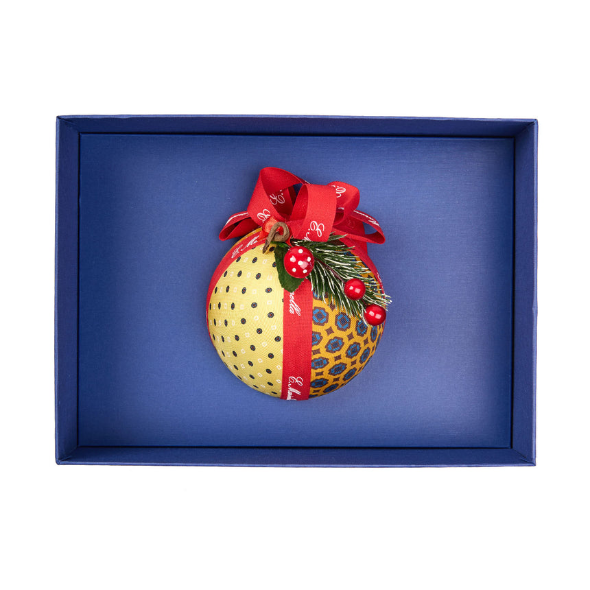 YELLOW FESTIVE ORNAMENT