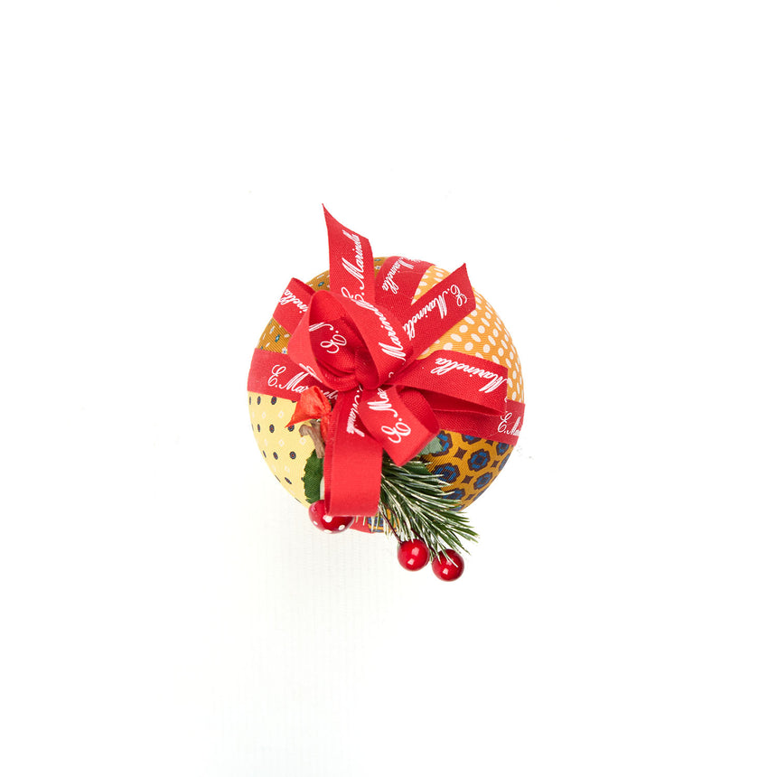 YELLOW FESTIVE ORNAMENT