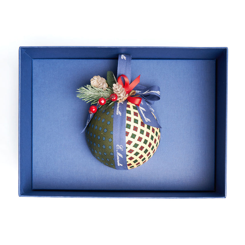 PALLINA DI NATALE VERDE OLIVA