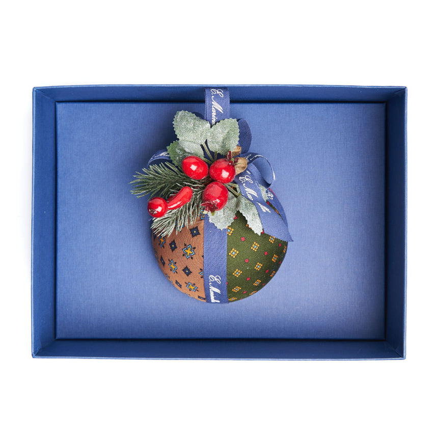 PALLINA DI NATALE MARRONE CHIARO