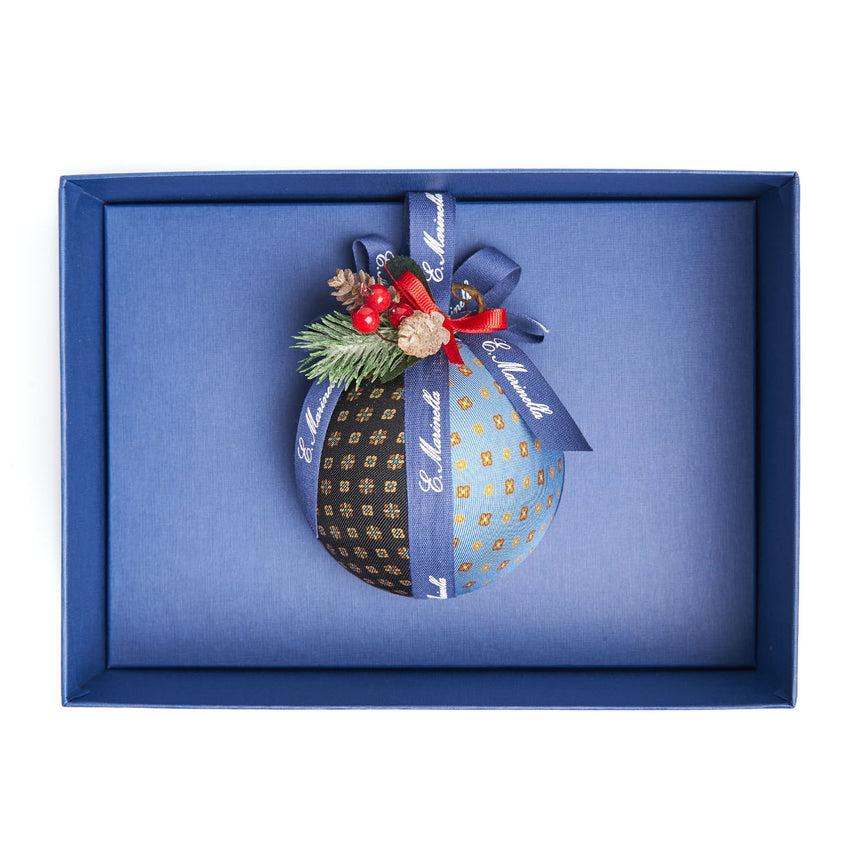 PALLINA DI NATALE AZZURRA