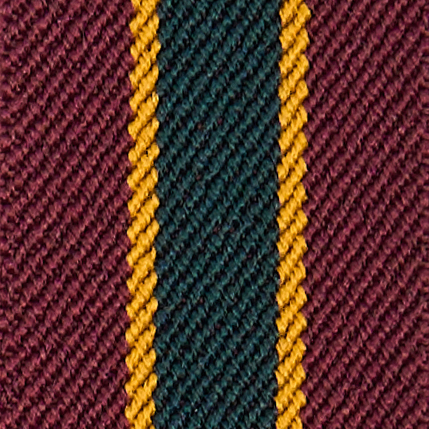 BORDEAUX AND GREEN BRACES