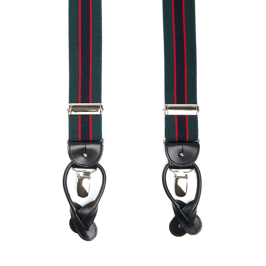 GREEN AND DARK BLUE BRACES