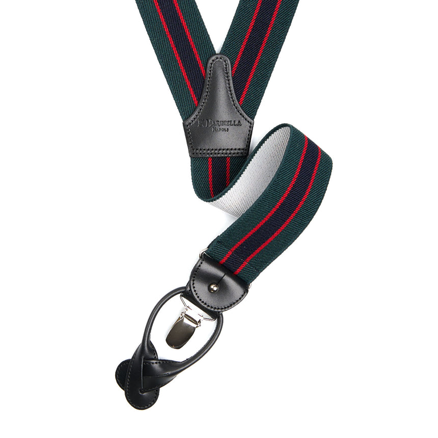 GREEN AND DARK BLUE BRACES