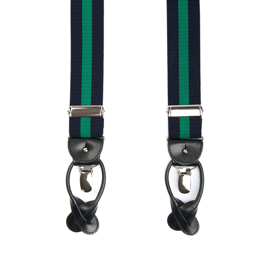 DARK BLUE AND GREEN BRACES