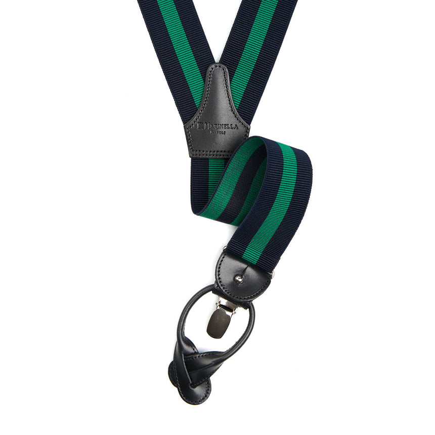 DARK BLUE AND GREEN BRACES