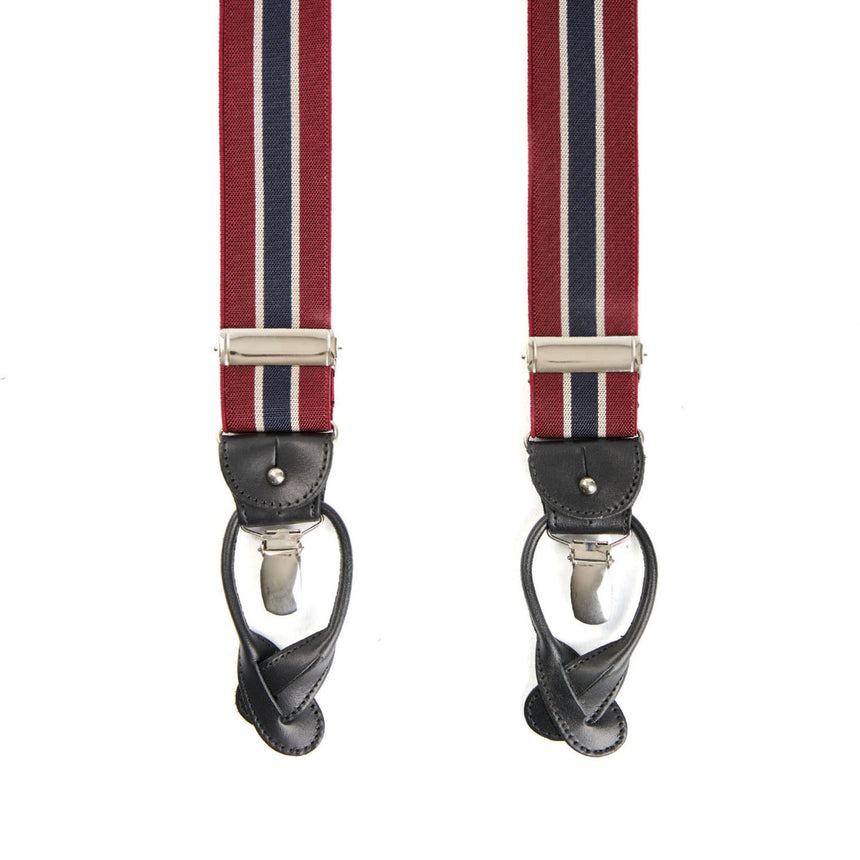 BURGUNDY AND BLUE BRACES
