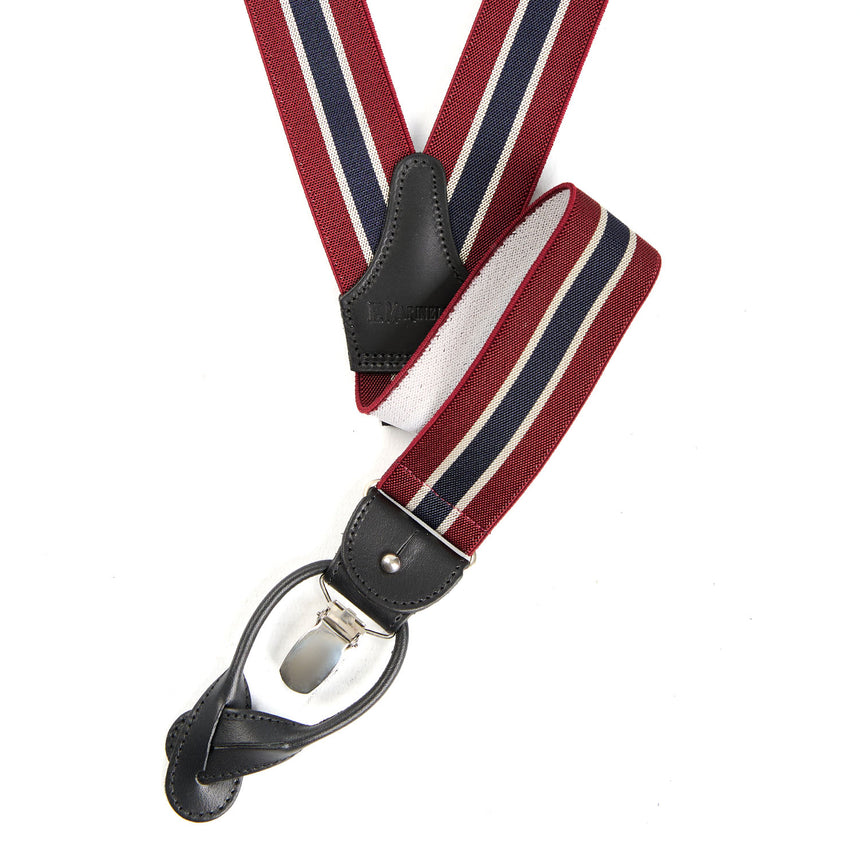 BURGUNDY AND BLUE BRACES