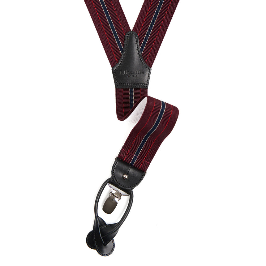 BURGUNDY AND BLUE BRACES