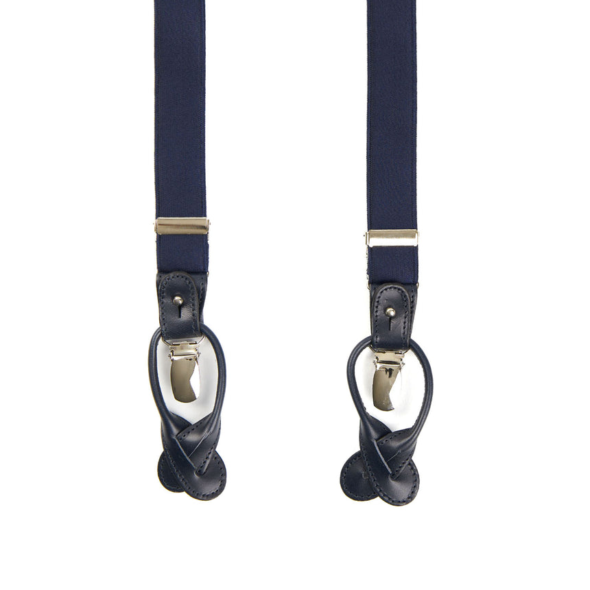 DARK BLUE SLIM BRACES