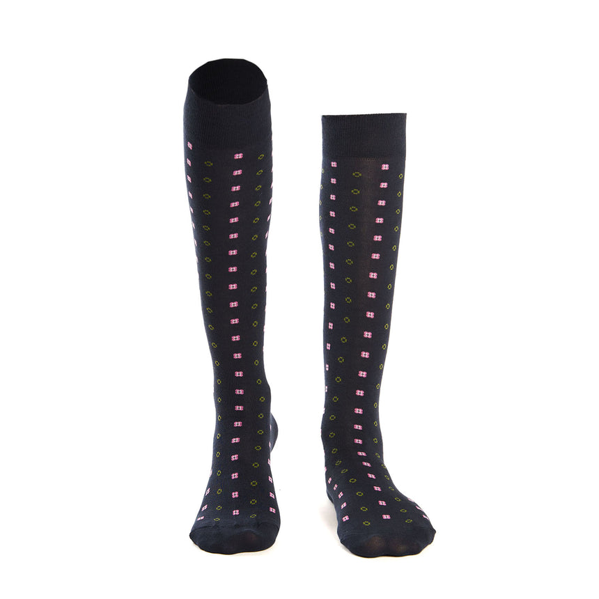 CALZE LUNGHE GRIGIE IN COTONE