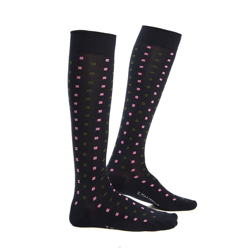 CALZE LUNGHE GRIGIE IN COTONE